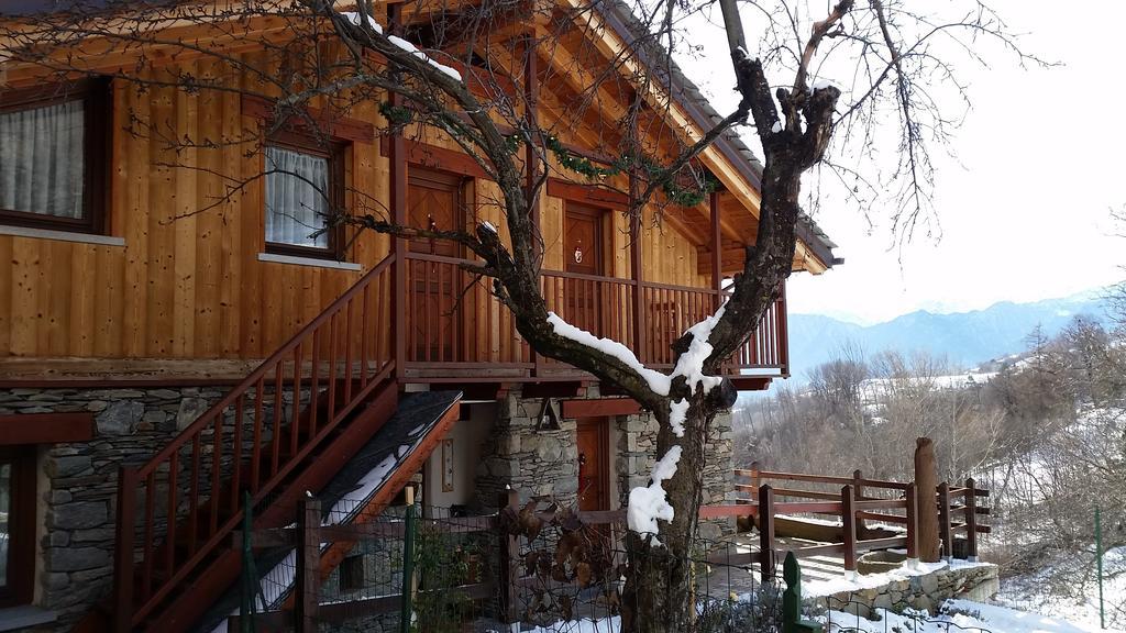 Eco Chalet Maison Dominique 查兰德圣安塞尔 外观 照片
