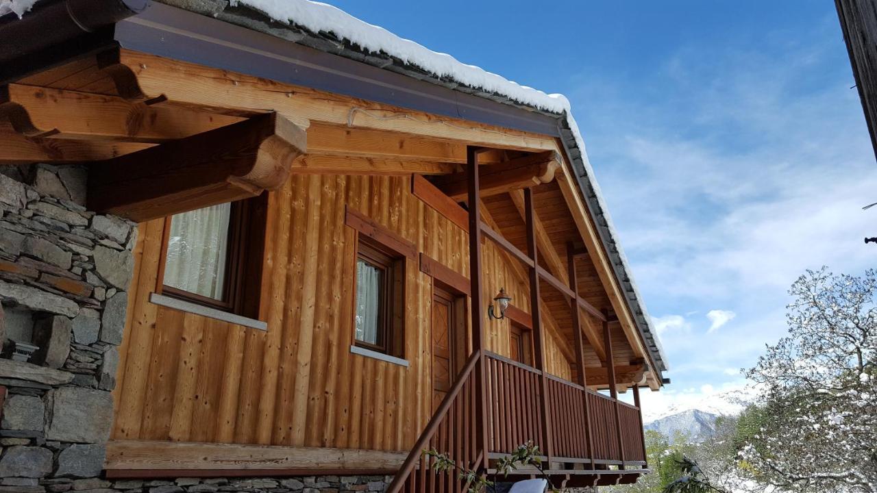 Eco Chalet Maison Dominique 查兰德圣安塞尔 外观 照片
