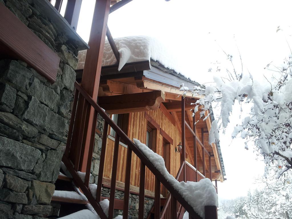 Eco Chalet Maison Dominique 查兰德圣安塞尔 外观 照片