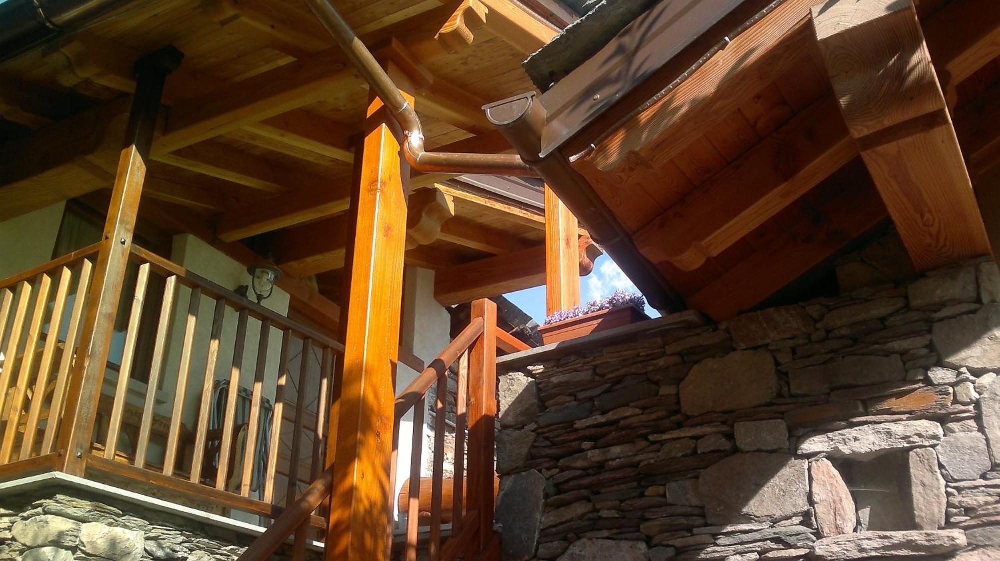 Eco Chalet Maison Dominique 查兰德圣安塞尔 外观 照片