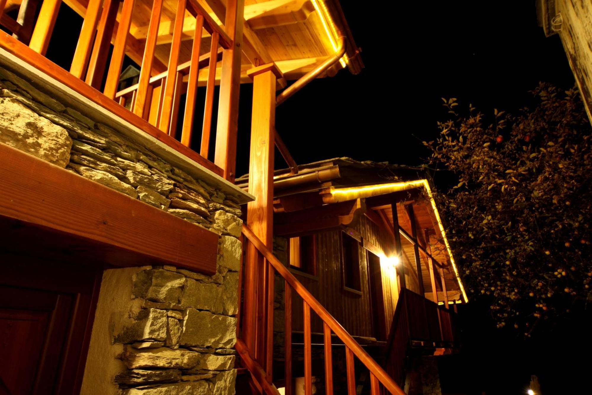 Eco Chalet Maison Dominique 查兰德圣安塞尔 外观 照片